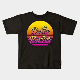 Dolly Personalized Name Birthday Retro 80s Styled Gift Kids T-Shirt